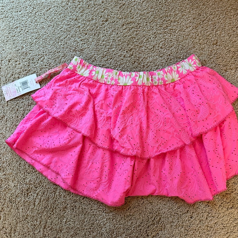 LoveShackFancy x Hurley Paisley Tiered Mini Skirt - Picture 5 of 5